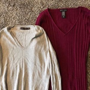 2 Long Sleeve Size Small Sweaters